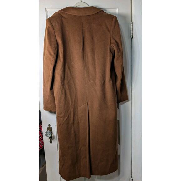 Vintage Paul Et Duffier Long Wool Coat Double Breasted Women's 12 USA(C) - Picture 6 of 10